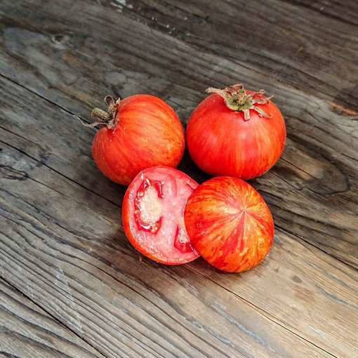 Red Striped Furry Hog Tomato