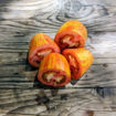 Speckled Roman Paste-Type Tomato