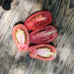 Speckled Roman Paste-Type Tomato