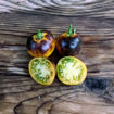 Blue Orange Purple Striped Tomato